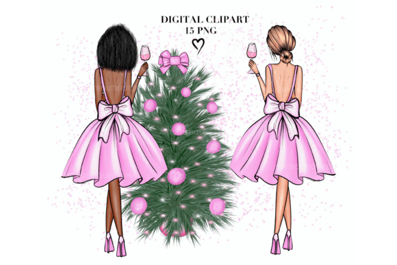 Download Christmas Fashion Girl Clipart, Winter - Fashion girl clipart Collection