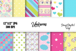 Download Unicorn Pony Digital Paper, Scrapbook - Premium Bundle