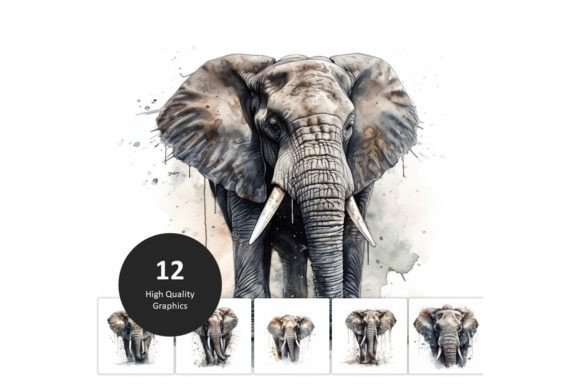 Download Elephant Clip Art - 12 JPGs - Jpg Collection