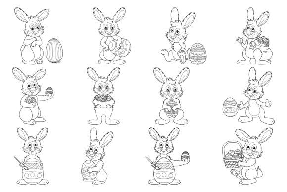 Download Easter Digital Stamp Set - Premium Resources