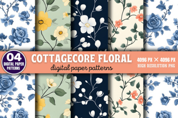 Download Cottagecore Floral Pattern - Premium Resources